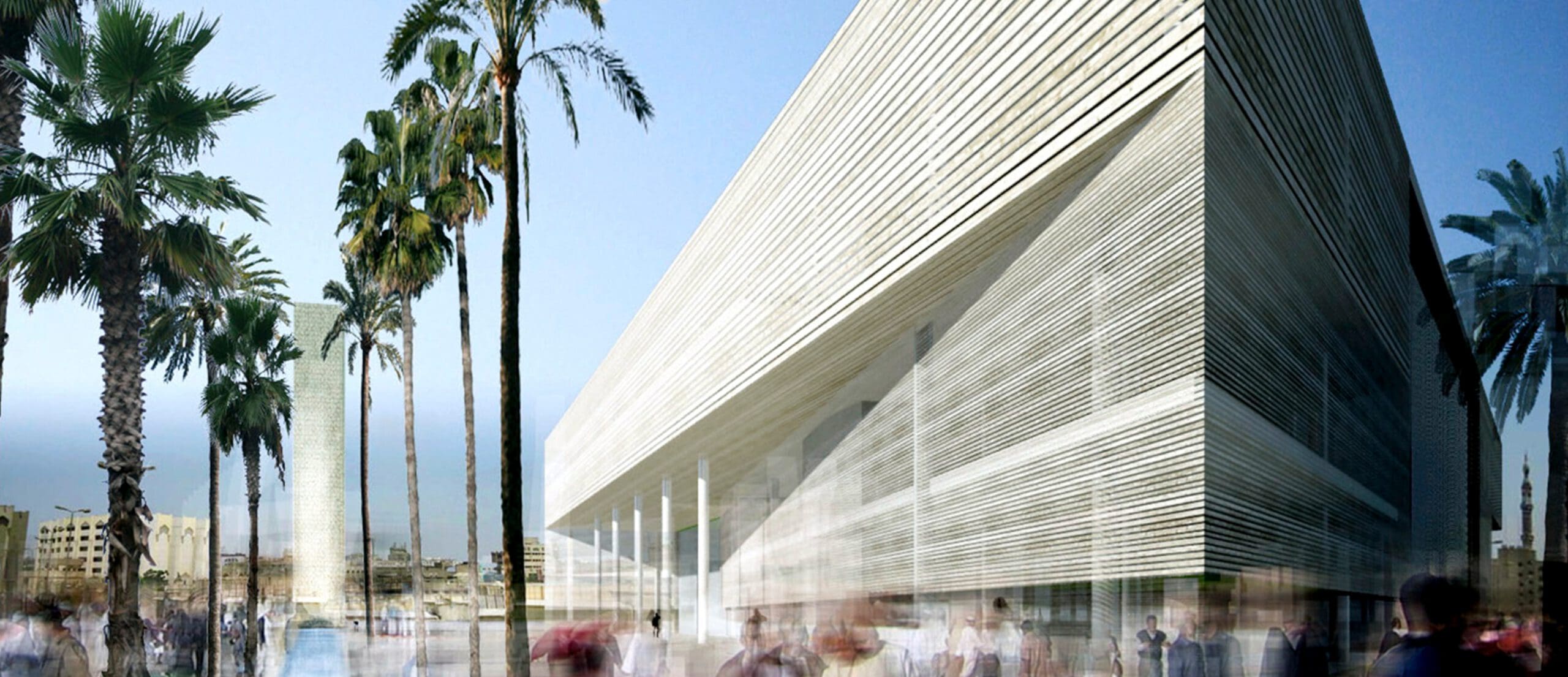 Al-Azhar University Library project by YBA Architects